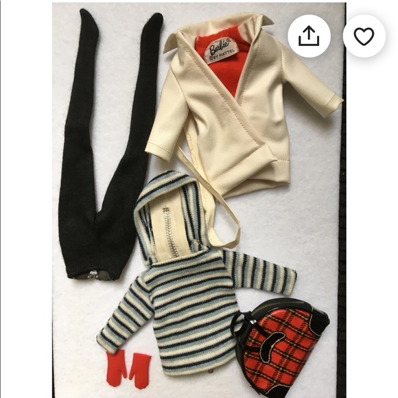 1959 Barbie Outfit #975 "Winter Holiday Set" - Picture 8 of 8